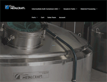 Tablet Screenshot of custom-metalcraft.com